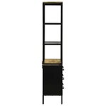 vidaXL Haut Armoire Marron 70 x 35 x 180 cm Bois de manguier massif