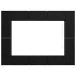 vidaXL Ensemble meuble TV 10 Pièces Chêne noir Moyen 30 5 x 30 x 90 cm