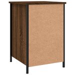 vidaXL Tables de chevet 2Pièces Chêne marron 40x42x60cm Bois d'ingénierie