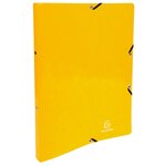 Classeur À Élastiques 2 Anneaux 15mm Iderama - A4 - Jaune - X 20 - Exacompta