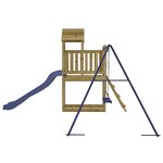 vidaXL Aire de jeux d'extérieur bois de pin imprégné