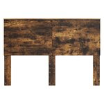 vidaXL Tête de lit Chêne fumé 150 cm Bois d'ingénierie