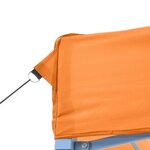 vidaXL Tente de réception pliable escamotable orange 200x200x306 cm