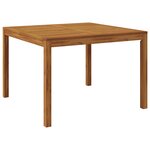 Ensemble de salle à manger de jardin 3 pièces vidaXL Gris poly rattan acacia