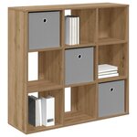 vidaXL Buffet Chêne artisanal 88 5 x 29 x 84 5 cm