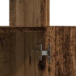 vidaXL Buffet haut vieux bois 63x33x100 cm bois d'ingénierie