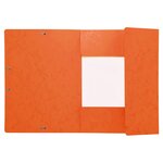 Chemise À Élastiques Maxi Capacity Carte Lustrée 425gm2 - A4 - Orange - X 25 - Exacompta