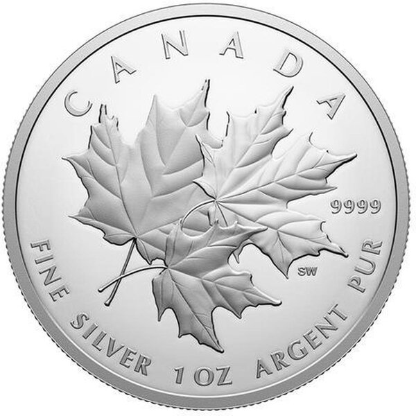 Pièce de monnaie en Argent 20 Dollars g 31.39 Millésime 2025 TRIPLE MAPLE