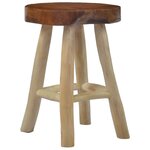 Vidaxl tabouret marron bois de teck