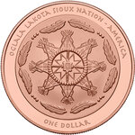 Monnaie SACAGAWEA 5 Oz Cuivre 1$ Sioux Nation 2026 (PRÉCOMMANDE)