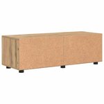 vidaXL Meuble TV chêne artisanal 100.5 x 39 x 30 cm Bois d'ingénierie