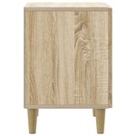 vidaXL Cabinet de chevet 2 Pièces Chêne Sonoma 43 x 34 5 x 50 cm
