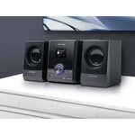 MUSE M-50 DBT - Micro-Chaîne CD - DAB+/FM - Bluetooth - 60 stations mémorisables - 2x15W - USB, Entrée aux, prise casque - Noir