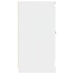 vidaXL Buffet blanc 70x35 5x67 5 cm bois d'ingénierie