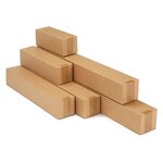 Caisse carton longue simple cannelure à montage instantané longueur 61 5x10 5x10 5 cm (lot de 20)