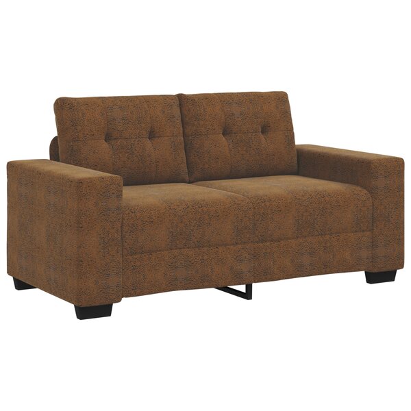Canapé amoureux vidaXL Marron 120 cm en simili cuir