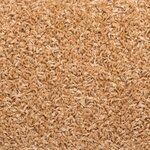 vidaXL Tapis d'escalier 10 pièces 65 x 21 x 4 cm Beige Bord rectangulaire