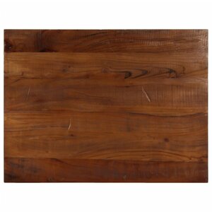 vidaXL Dessus de table 70x60x2 5 cm rectangulaire bois massif récupéré