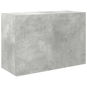 vidaXL Armoire murale de bain gris béton 60x25x40 cm bois d'ingénierie
