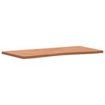 vidaXL Dessus de bureau 100x(45-50)x2 5 cm bois massif de hêtre
