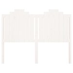 vidaXL Tête de lit Blanc 146x4x110 cm Bois massif de pin