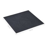 vidaXL Dalles de plancher autoadhésives 5 11 m² PVC noir marbre