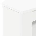 vidaXL MeubleTVd'Angle Blanc 102 x 40 5 x 45 cm Bois d'ingénierie