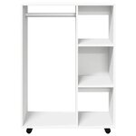 vidaXL Garde-robe Blanc 80x40x110 cm Bois d’ingénierie