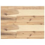 vidaXL Dessus de table 40x30x4 cm rectangulaire bois massif d'acacia