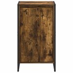 vidaXL Buffet Chêne Fumé 43 x 36 x 75 5 cm Bois d'ingénierie