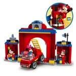 Lego 10776 disney la caserne et le camion de pompiers de mickey et ses amis  jeu de construction