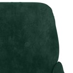 vidaXL Banc Vert foncé 108x79x79 cm Velours