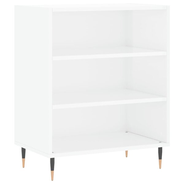 vidaXL Buffet blanc brillant 57x35x70 cm bois d'ingénierie