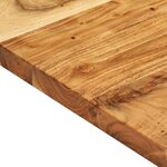 vidaXL Dessus de meuble-lavabo de salle de bain Acacia 140x52x3 8 cm