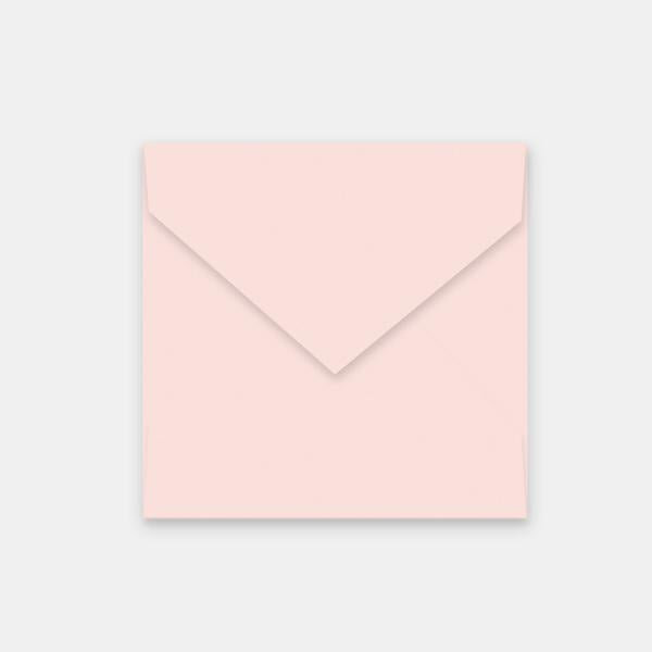 Lot de 50 enveloppes 155x155 mm velin rose pale
