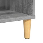 vidaXL avec stockage avec porte Sonoma gris 103 5 x 60 x 35 cm Bois d'ingénierie