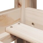 vidaXL Lit superposé avec échelle et toit sans matelas 80x200 cm