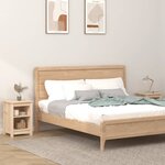 vidaXL Tables de chevet 2 Pièces 40x35x55 cm Bois de pin solide