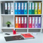 Classeur à Levier Prem'Touch Polypro Int / Ext Dos 80 mm Renforcé Rose EXACOMPTA