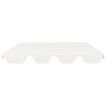 vidaXL Toit de rechange de balançoire blanc 150/130x105/70 cm