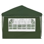 vidaXL Tente de fête pop-up 575 x 289 x 245 cm Vert