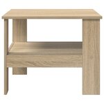 vidaXL Table basse Chêne Sonoma 57 x 55 x 45 cm Bois d'ingénierie