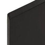 vidaXL Dessus de bureau marron foncé 100x40x2 cm bois chêne traité