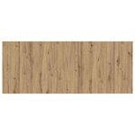 vidaXL Tête de lit avec armoire avec tiroir 3 Pièces Chêne artisanal