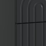 vidaXL Cabinet de chevet Noir 43 x 34 5 x 48 cm Bois d'ingénierie
