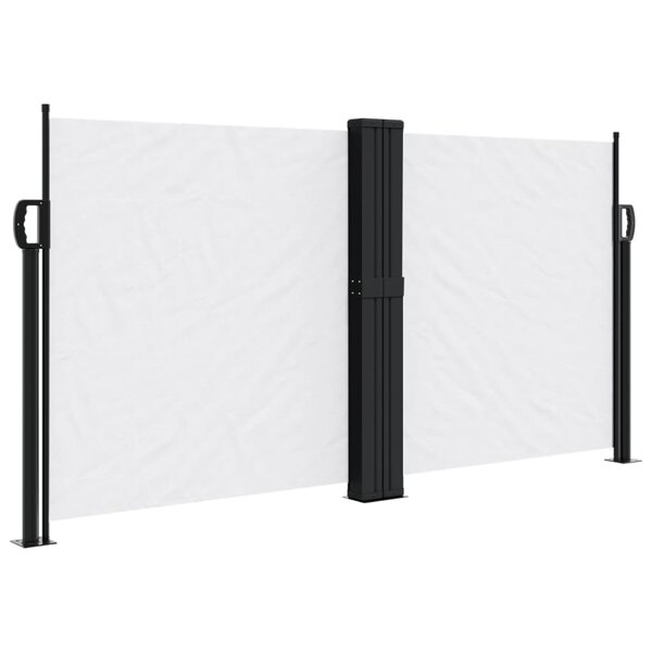 vidaXL Auvent latéral rétractable blanc 120x1200 cm
