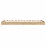 vidaXL Cadre de lit chêne sonoma 90x200 cm bois d'ingénierie