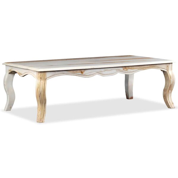 vidaXL Table basse Bois massif 110x60x35 cm