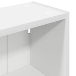 vidaXL Armoire murale de salle de bain Blanc 30 x 16 x 62 5 cm