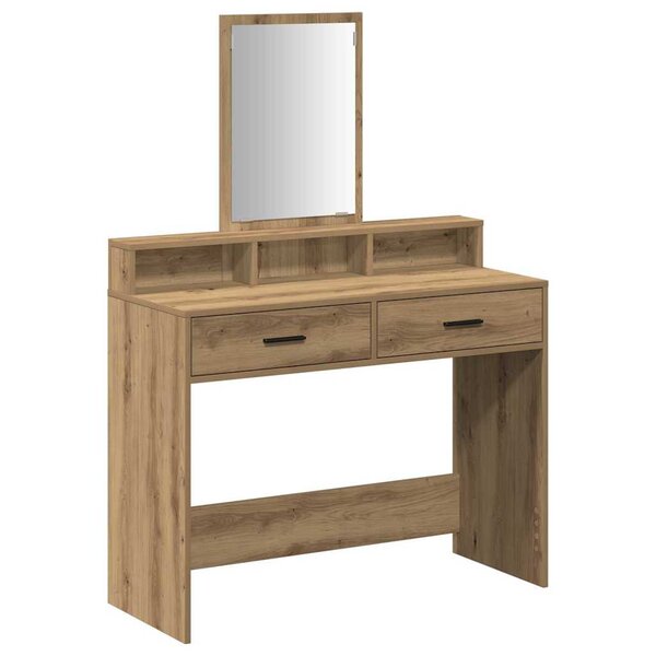 vidaXL Table de Toilette Chêne artisanal 100 x 41 x 140 cm